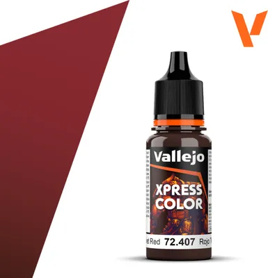 Produktbild von Vallejo 72.407, Rot, Acrylfarbe, Flüssigkeit, 18 ml, 1 Stück(e)