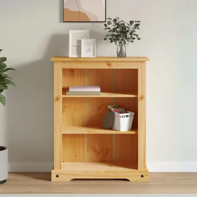Produktbild von vidaXL Bücherschrank 3 Fächer Mexiko Stil Kiefernholz 81x29x100 cm - Bücherregal - Bücherregale - Bücherschrank - Bücherschränke