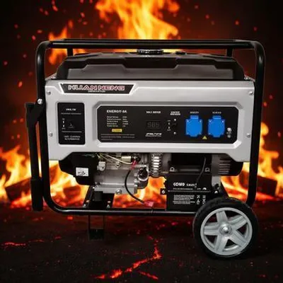Produktbild von Huan Neng Benzin Generator (5,0/5,5 kW, E-Start und Räder