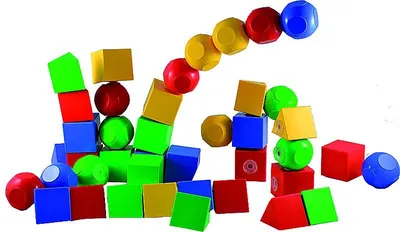 Produktbild von Ploppbausteine 42tlg., Buntes Spiel mit Saugnäpfen