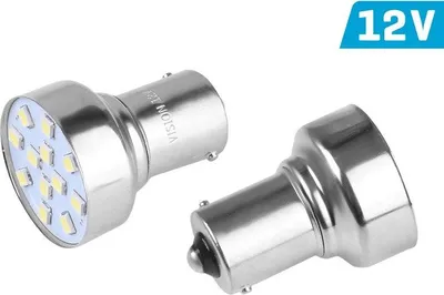 Zdjęcie produktu dla Żarówka VISION P21W BA15s 12V 12x 2835 SMD LED, biała, 2 szt.