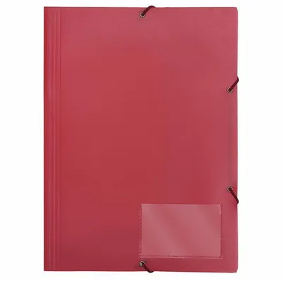 Produktbild von Foldersys Eckspanner-Sammelmappe Standard rot