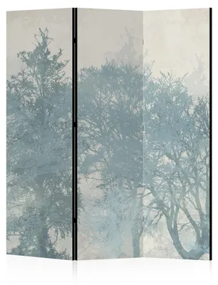 Zdjęcie produktu dla LUMASOUL Parawan dwustronny, parawan do wnętrz, motyw natury, 135x172 cm