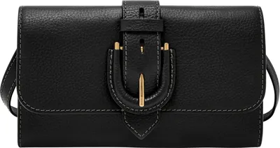 Produktbild von FOSSIL Geldbörse Umhängetasche Harwell Wallet Crossbody Black schwarz