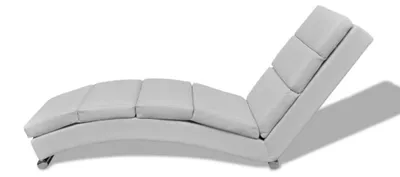 Obrázok produktu pre vidaXL Chaise Longue White Faux Leather