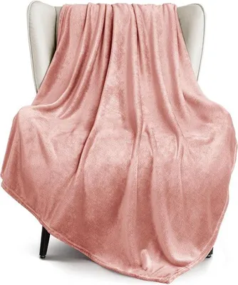 Produktbild von Fleece Decke Weich und Leicht 130x170 cm Rosa