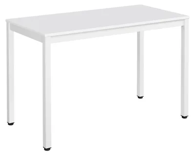 Produktbild von Tisch TESSA 120 cm x 60 cm – weiß / weiße Beine