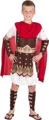 Produktbild von Römischer Gladiator Kinderkostüm Fasching Karneval Kindergröße: 140-158