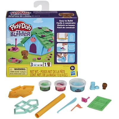 Produktbild von Play-Doh Builder Ciastolina Hundehütte E9477