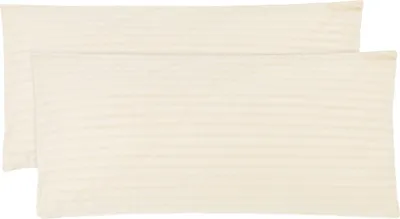 Produktbild von 2er Set Kissenbezüge mit HV20 100% Baumwolle, 40x80 cm in creme