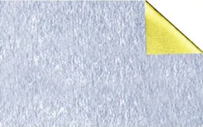 Produktbild von Alu-Bastelfolie Rolle 10mx50cm gold/silber glänzend