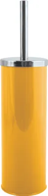 Produktbild von MSV Toilettenburstenhalter/Toilettenburste - Metall - safrangelb - 38 cm