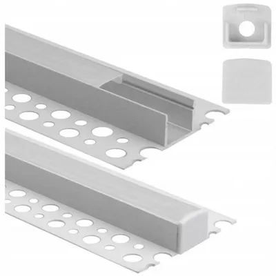 Productafbeelding van EcoLight EC20933 LED-inbouwprofiel GN01, wit, 1 meter