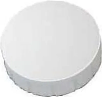 Obrázok produktu pre MAUL Magnet MAULsolid okrúhly 8 kusov 0,3 kg plast ferit nerozbitný Ø 2 x 0,75 cm biely