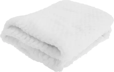Produktbild von Baby Junge / Mädchen Waffelmuster Kuscheldecke BABY1375 (75 x 90cm) (Weiß)