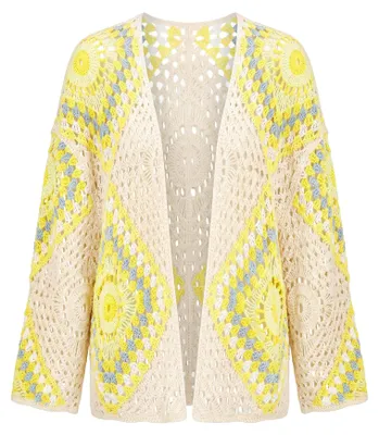 Produktbild von ALEIDA damen strickjacke - gelb, S