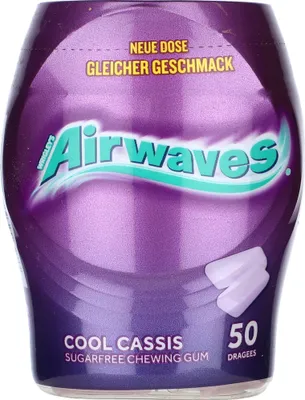 Produktbild von Airwaves Kaugummi Cool Cassis Zuckerfrei 70g
