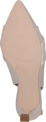 Produktbild von Caprice Damen Pumps spitz aus Leder mit Slingback Riemen 9-29600-46, Größe:38.5 EU, Farbe:Weiß