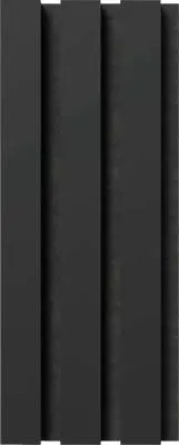 Produktbild von Handmuster zu Fjordwall Akustikpaneel Linoleum Schwarz 300 x 150 mm