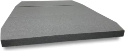 Produktbild von Dibapur® Universal T7 Kaltschaum Falt Klappmatratze Faltmatratze Bezug Grau 136x194