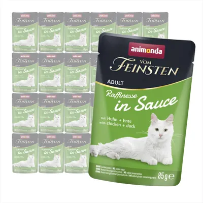 Produktbild von Animonda Vom Feinsten 24x85g Nassfutter für Katzen Huhn mit Ente in Soße