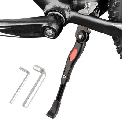 Produktbild von Famanu Fahrradständer 20–26 Zoll, Aluminiumlegierung mit rutschfestem Gummifuß – Silber