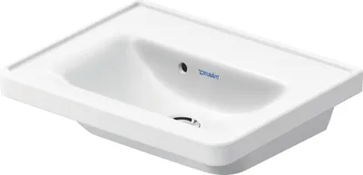 Immagine prodotto di Duravit D-Neo lave-mains, avec trop-plein, sans trou pour robinet, 500x400mm, blanc brillant, 0742500060, 0742500060
