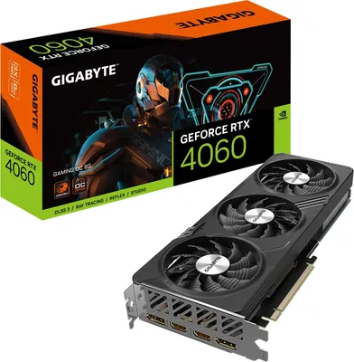 Produktbild von Gigabyte GV-N4060GAMING OC-8GD GeForce RTX 4060 GAMING OC 8G