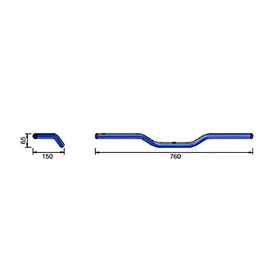 Produktbild von LSL Superbikelenker L01, chrom