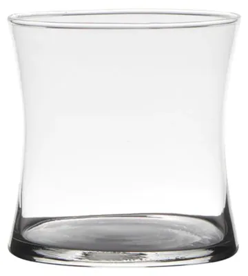 Produktbild von Glasvase, Teelichthalter LIAM X Form H. 12cm D. 12cm transparent Glas Hakbijl