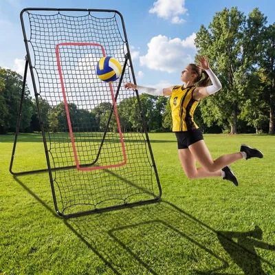 Produktbild von Verstellbares Volleyball-Trainingsnetz für Rückwürfe