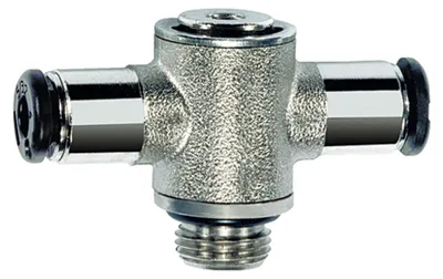 Produktbild von Riegler T-Steckverschraubung »click-clock«, drehbar, G 1/8 a., Schl-Ø 6