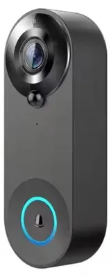 Produktbild von Drahtlose Videotürklingel mit Kamera und WiFi, Bewegungsmelder, Akku, 1080P
