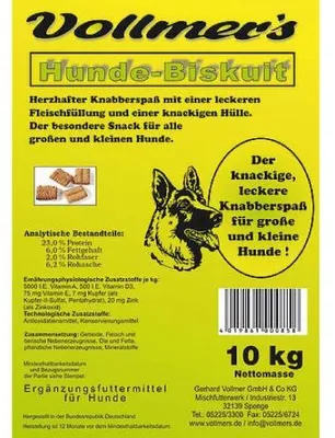 Obrázok produktu pre Vollmers Biskuit 10kg