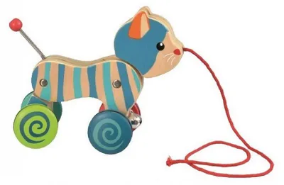 Produktbild von Egmont Toys Nachziehspielzeug Katze ziehen Objekt