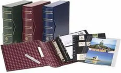 Produktbild von Ringbinder OPTIMA, Classic-Design GIGANT, inkl. Schutzkassette, rot
