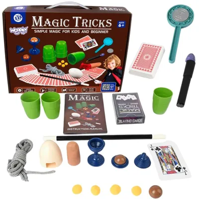 Image de WOOPIE Petit Magicien Cartes d'Illusion 135 tours de magie
