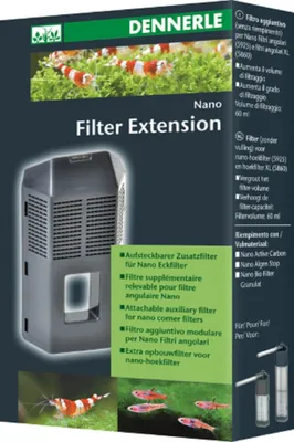 Image de Dennerle Filter Extension 40/60 - Filtre supplémentaire emboîtable pour Corner Filter 40 et Corner Filter 60