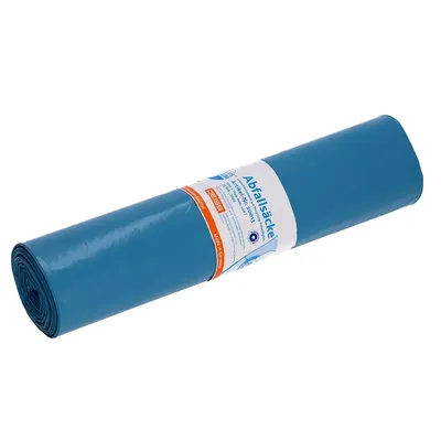 Image de Sacs poubelle Deiss Premium bleu 120 litres 700 x 1100 mm 25 sacs