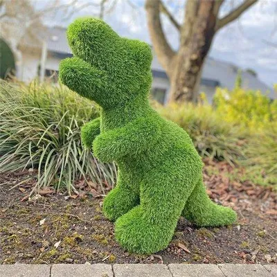 Produktbild von AniPlants, Grasfigur, "Dinosaurier", T-Rex, groß, Gartendeko, 70cm