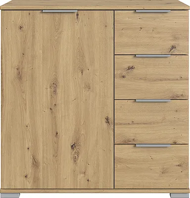 Produktbild von Schlafzimmer Kommode in Artisan Eiche Nb. ELSTRA-43, B/H/T ca. 81/83/41 cm