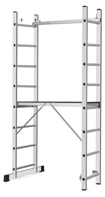 Produktbild von Gerüst mit Plattform Strend Pro ARD HOME, Aluminium, 2x8, 3in1, max. 150 kg