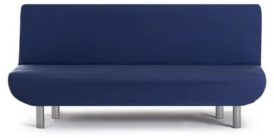 Immagine prodotto di Copertura elastica a due direzioni per divano a tre posti, colore blu