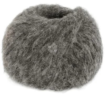Zdjęcie produktu dla Lana Grossa ALPACA AIR II 50 g Lekka przędza rurkowa z alpaki z zawartością bawełny 140 m Kolor 011 - antracytowy