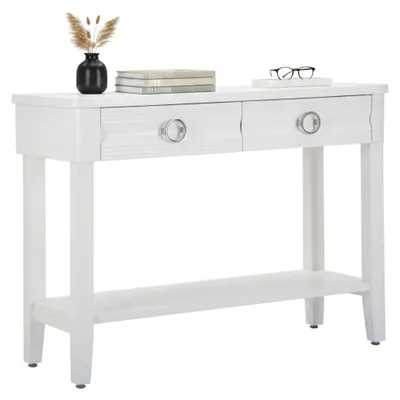Image de Bakar - Console, 110x40x82h cm Blanc, une Étagère