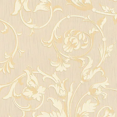 Produktbild von Profhome 956332-GU Textiloptik Tapete Blumen matt creme gold beige 5,33 m2
