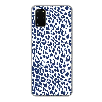 Produktbild von MuchoWow® Handyhülle Schutzhülle Hülle für Samsung Galaxy S20 Plus Panther Druck - Blau - Abstrakt Silikon Softcase Handy Hülle - Hartschale