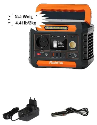 Obrázok produktu pre Prenosná powerbanka, výstup 200 W striedavého prúdu, viacero nabíjacích portov, 230 V (EÚ)