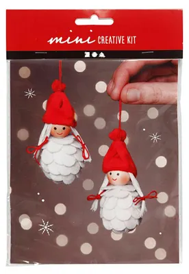 Produktbild von Bastelset Weihnachtsfeen, inkl. Material und Anleitung