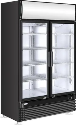 Zdjęcie produktu dla Hendi 233795, Chłodziarka do napojów, Wolnostojący, Czarny, Aluminium, Polipropylen (PP), Stal nierdzewna, 38 °C, 16 °C